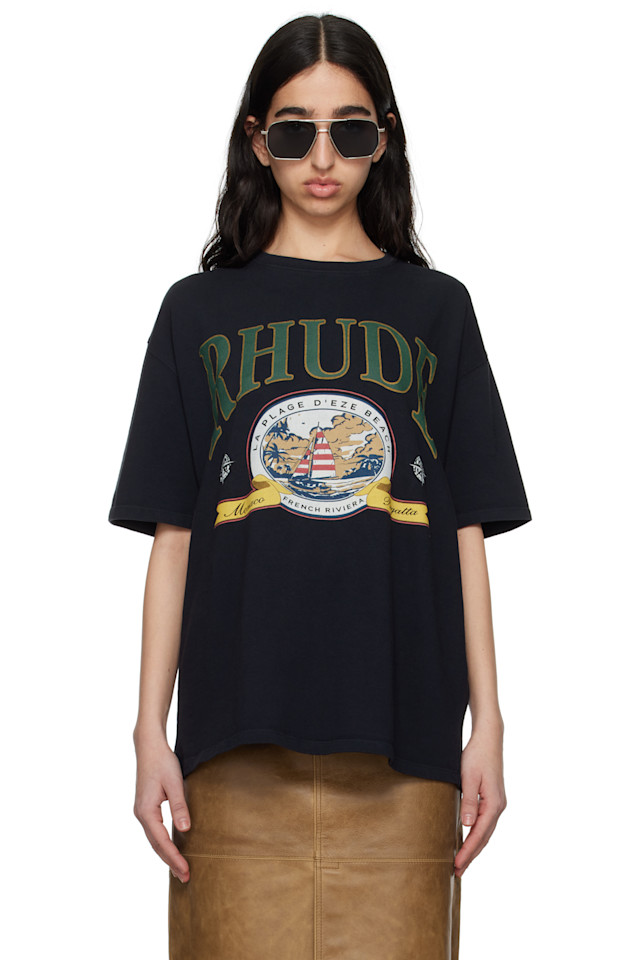

Футболка Monaco regatta Rhude, черный