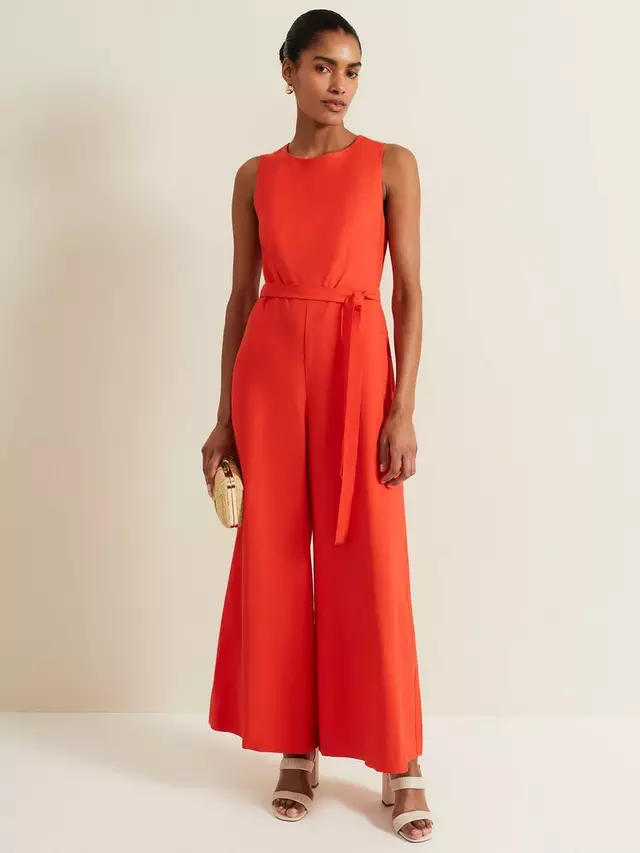 

Комбинезон Phase Eight Marta Ecovero Wide Leg, красный