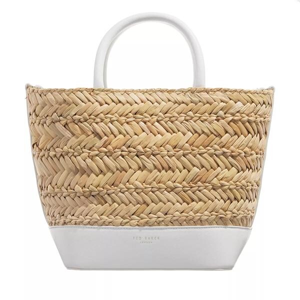 

Сумка-тоут ivelie medium raffia weave tote Ted Baker, бежевый