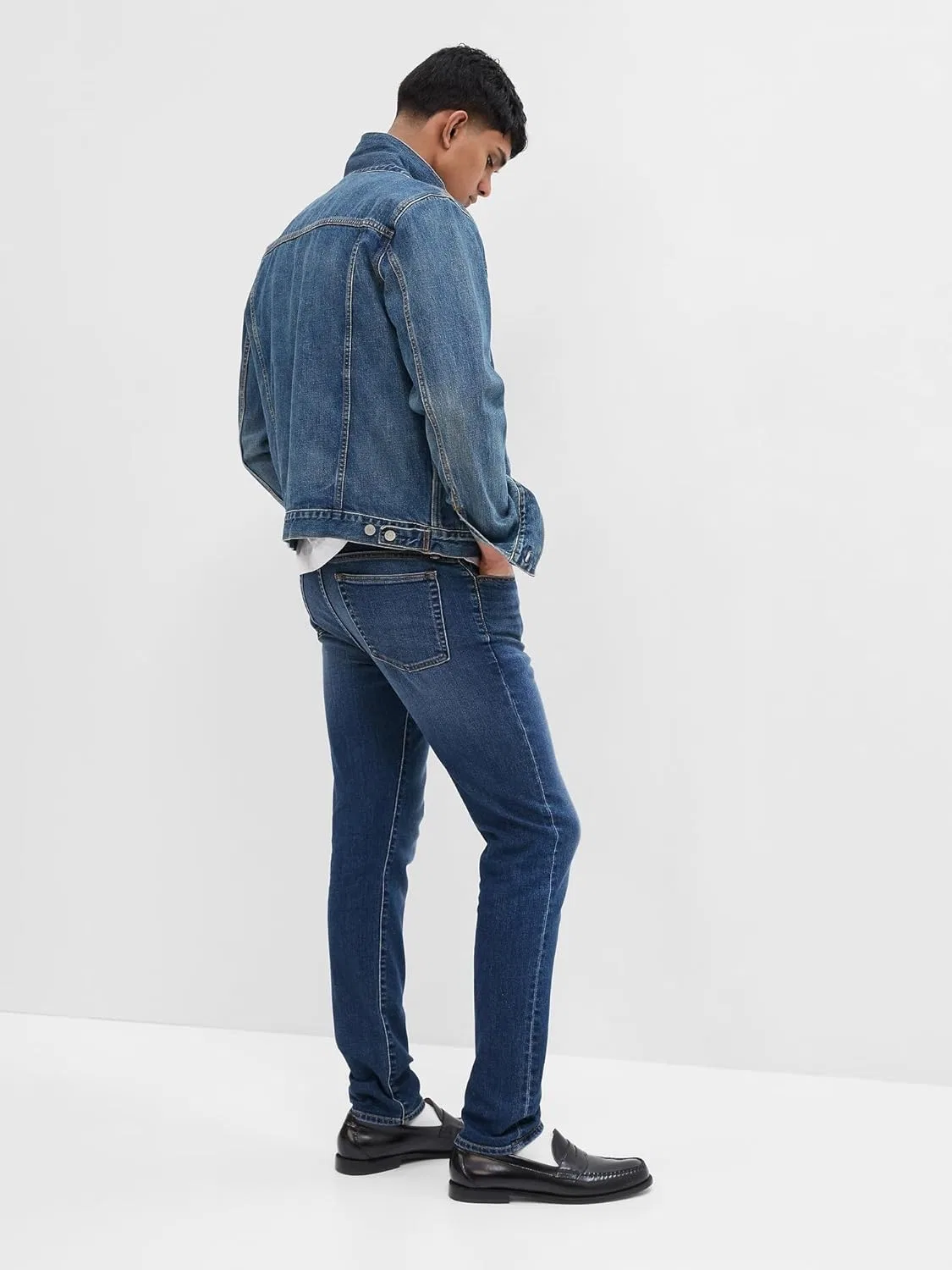 Джинсы скинни GAP, Medium Wash — фото 2