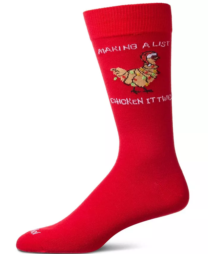 

Мужские носки Chicken It Twice Crew Memoi, красный
