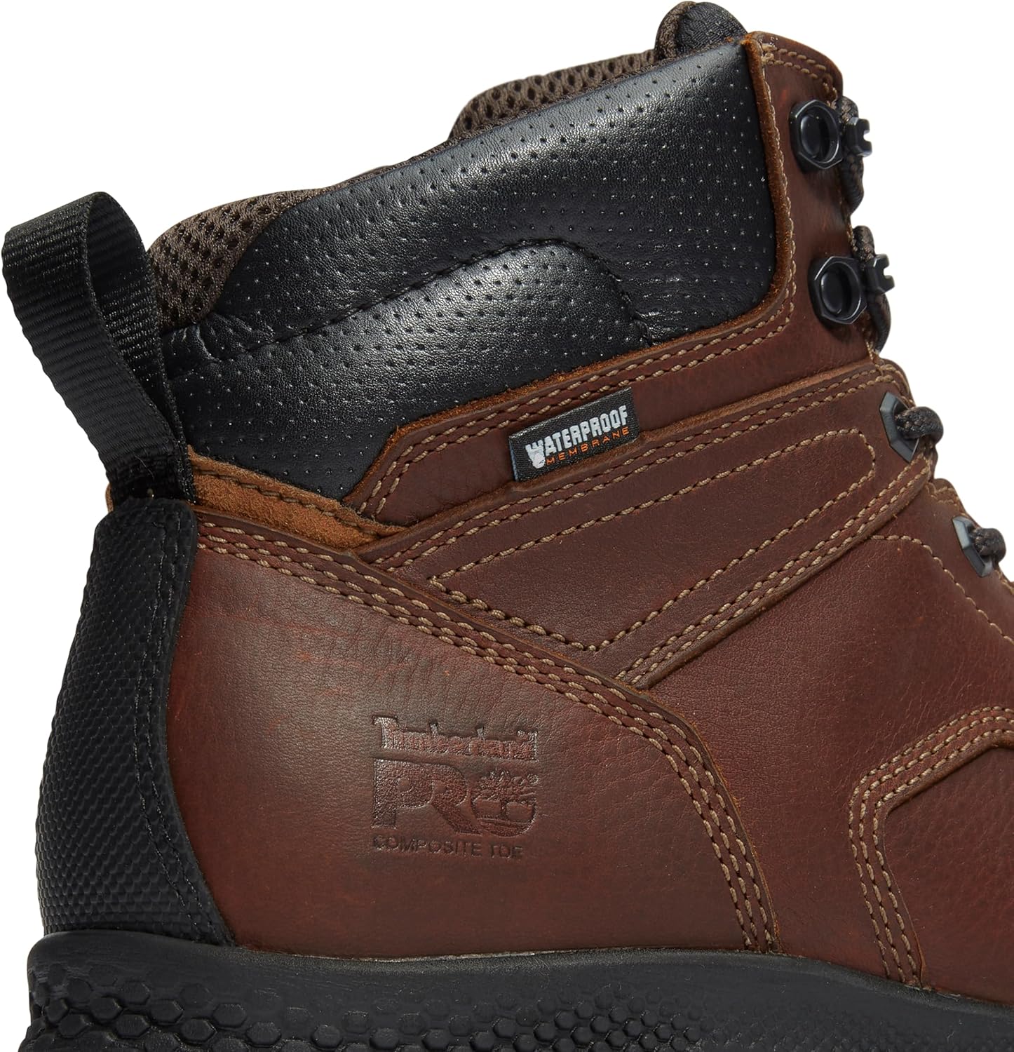 Timberland PRO мужские ботинки Titan Ev 6 дюймов с композитным защитным носком, водонепроницаемые, Teak Trailblazer Brown-2024 New — фото 3