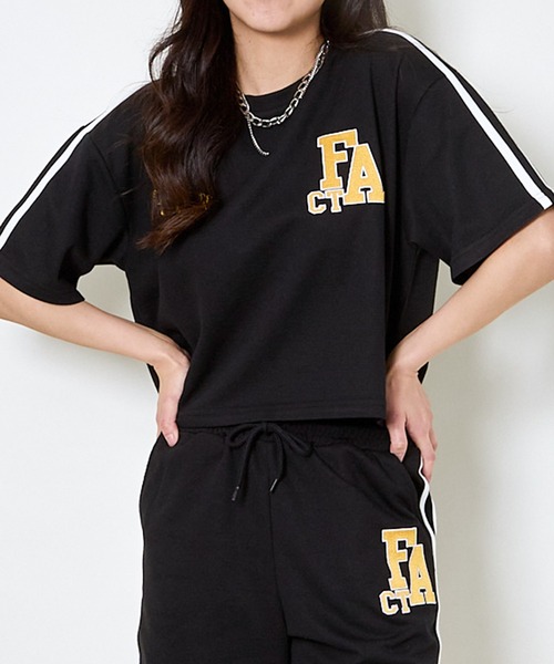 

Спортивный топ свободного кроя GORGE, черный, с вышитым логотипом и подкладкой на рукавах