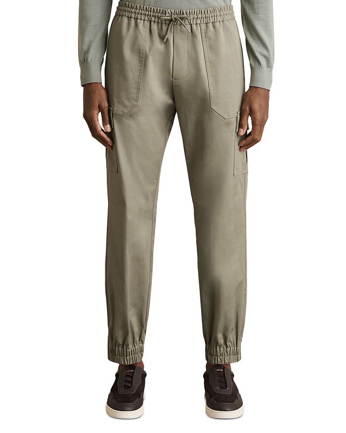 

Брюки Relaxed Fit Haven Cargo с манжетами REISS, зеленый