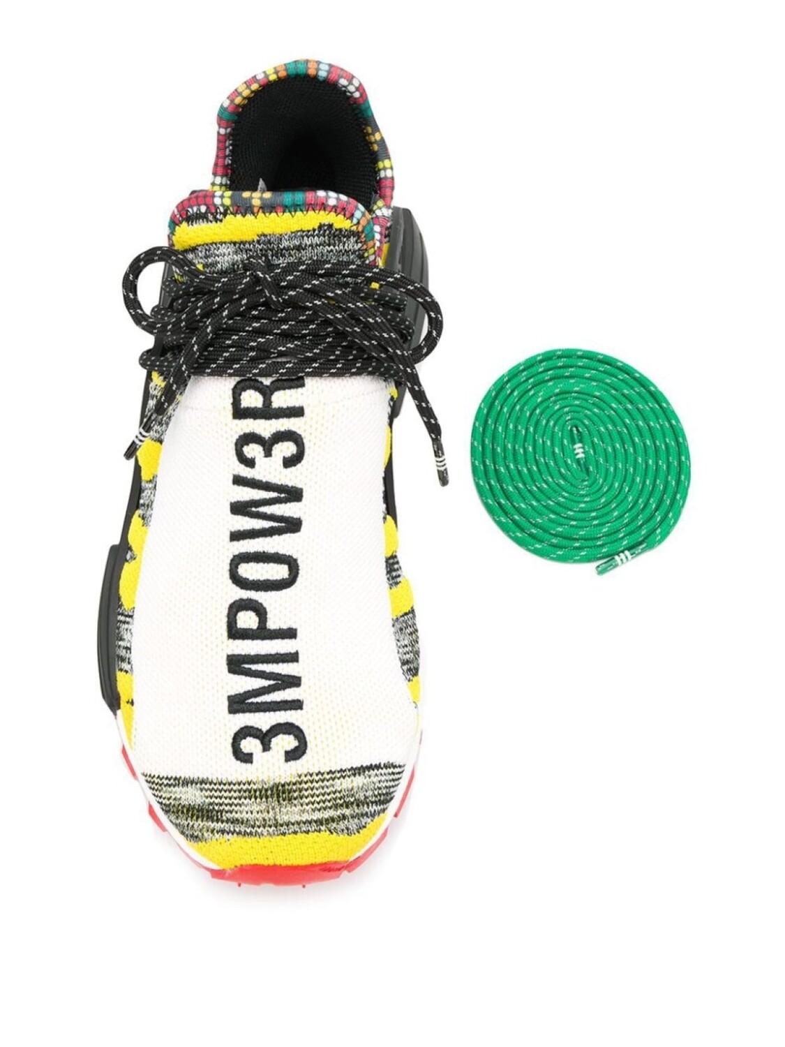 Кроссовки Originals x Pharrell Williams Afro HU NMD Adidas, красный — фото 4