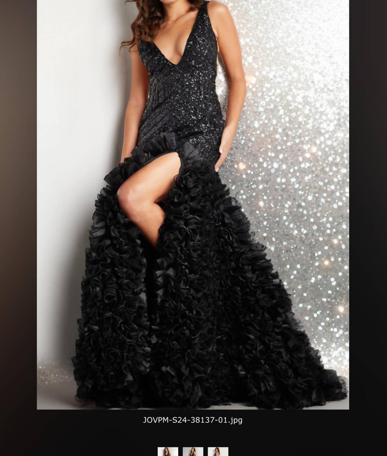 

Женское платье JOVANI, черный