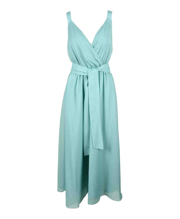 

Длинное платье из вуали с эластичной талией Access Fashion, зеленый