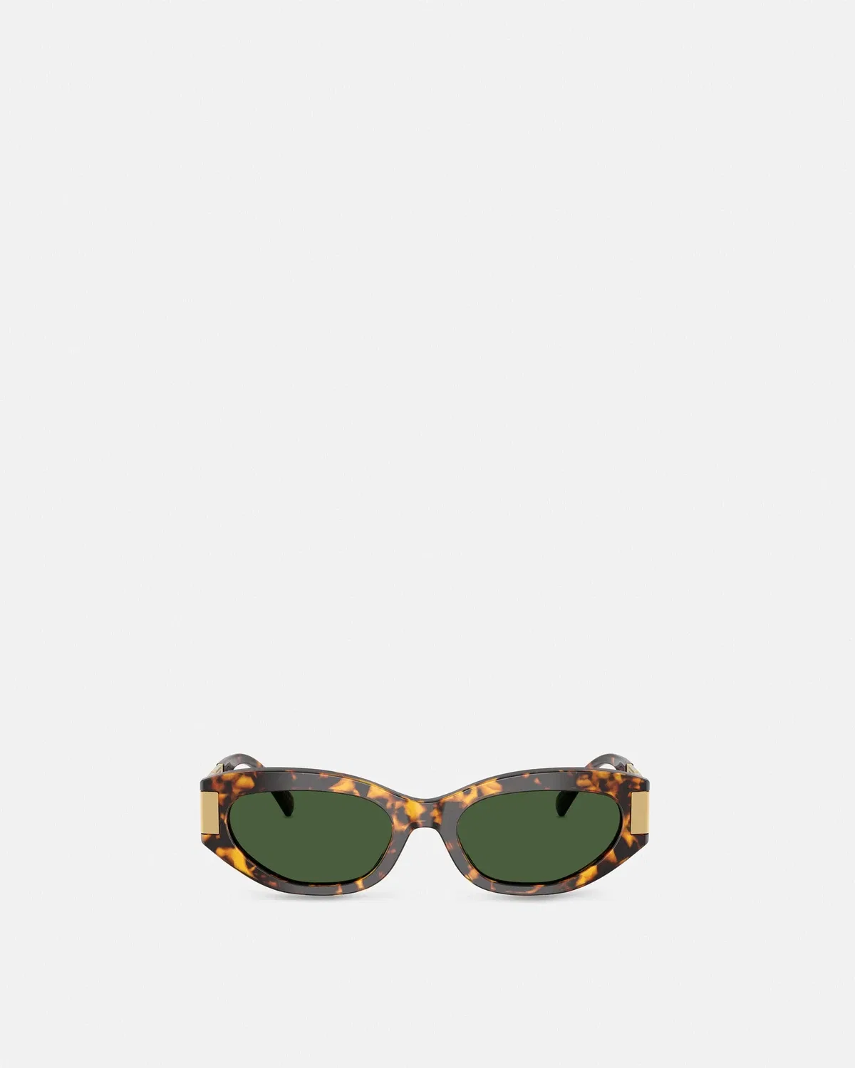 Солнцезащитные очки Greca Cat-Eye VERSACE, коричневый — фото 2