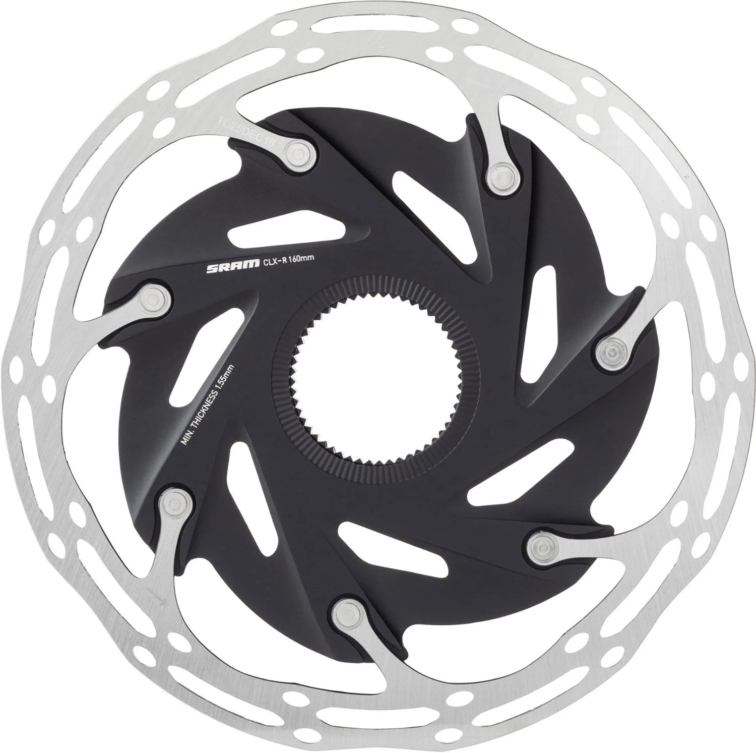 

Центральная линия XR дисковый тормозной ротор SRAM, Silver/Black
