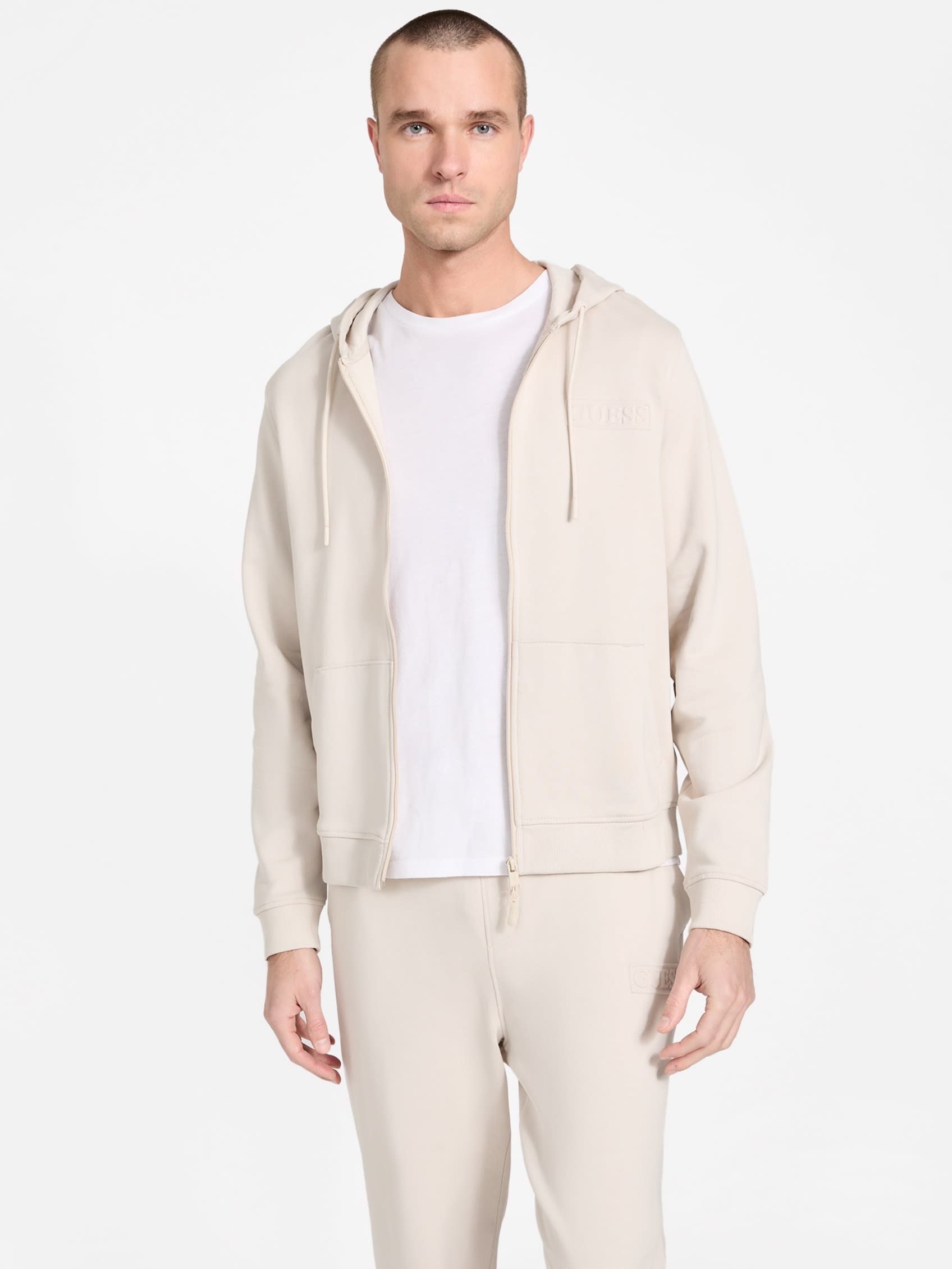 

Толстовка Cruz на молнии Guess Factory, цвет over night oats