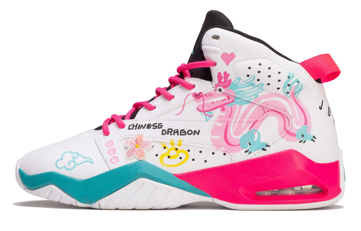 

Кроссовки для баскетбола Lift Off Vintage женские высокие белый Jordan