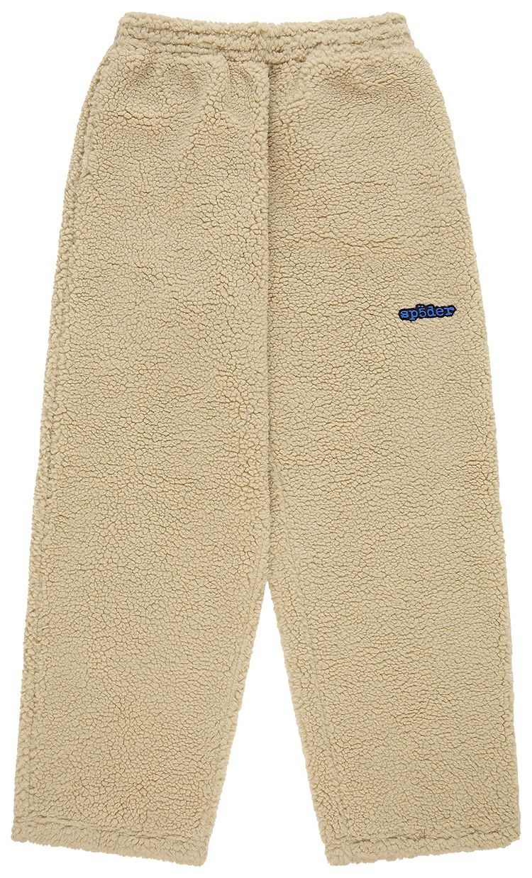

Брюки из плюшевого мишки Sp5der, бежевые