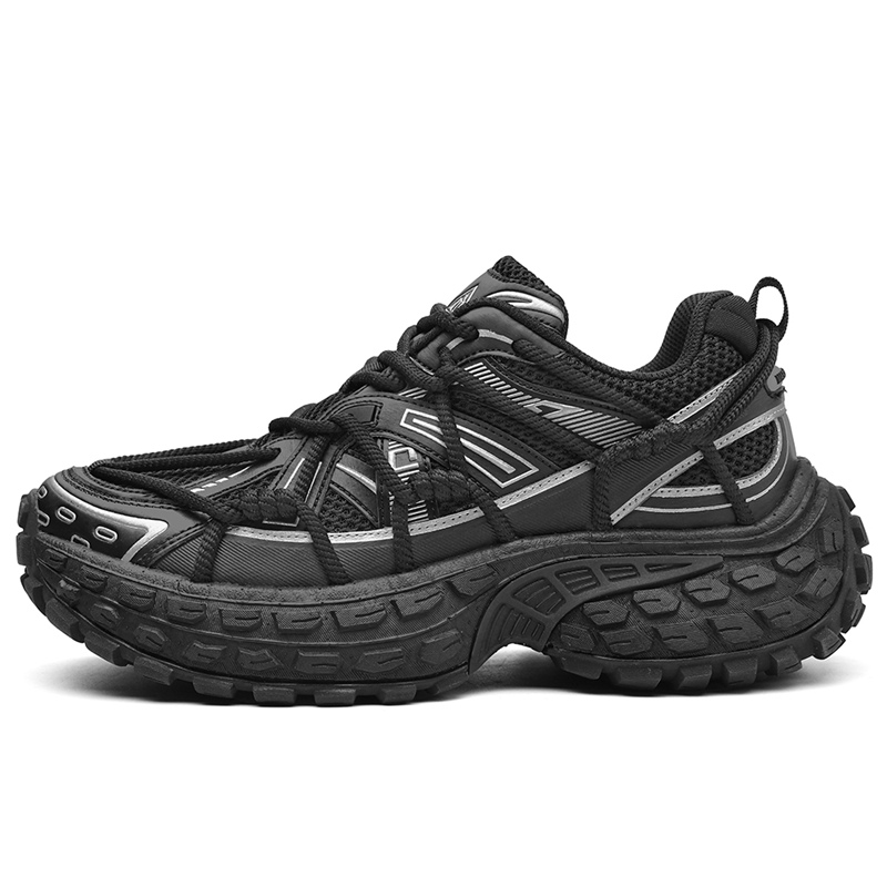 Masongarments Низкие массивные кроссовки унисекс Jet Black (Charm), цвет Jet Black (Charm)