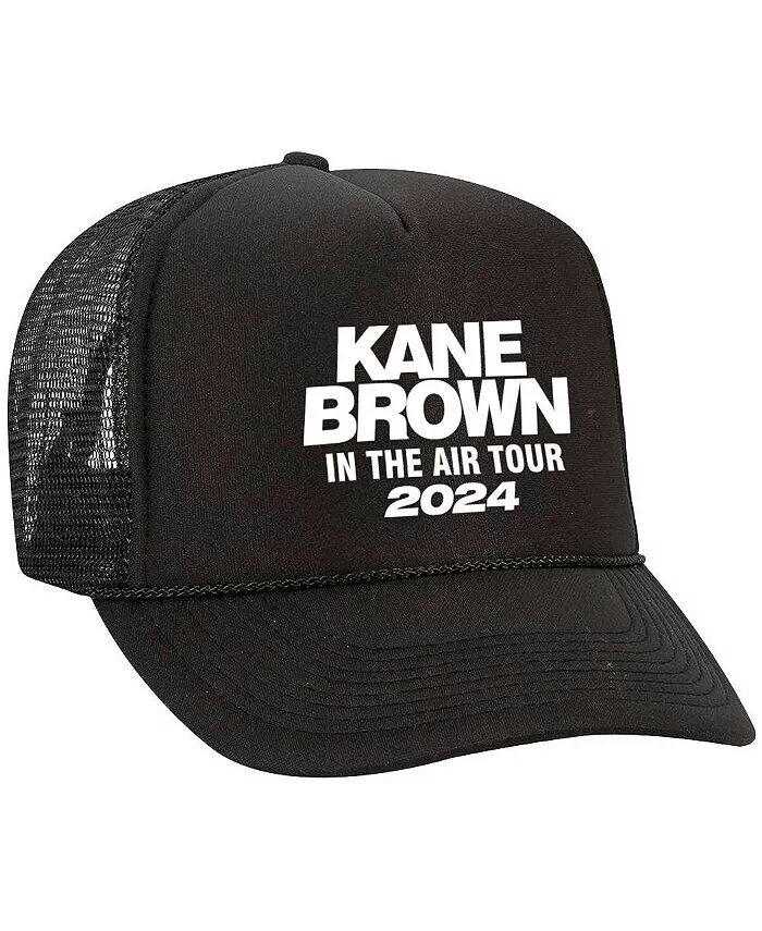 

Мужская и женская кепка Kane Brown в кепке The Air Tour Trucker Hat Ampro, черный