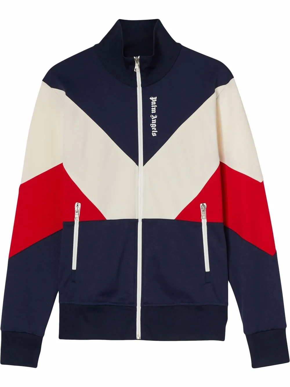 

Спортивная куртка в стиле колор-блок PALM ANGELS, синий