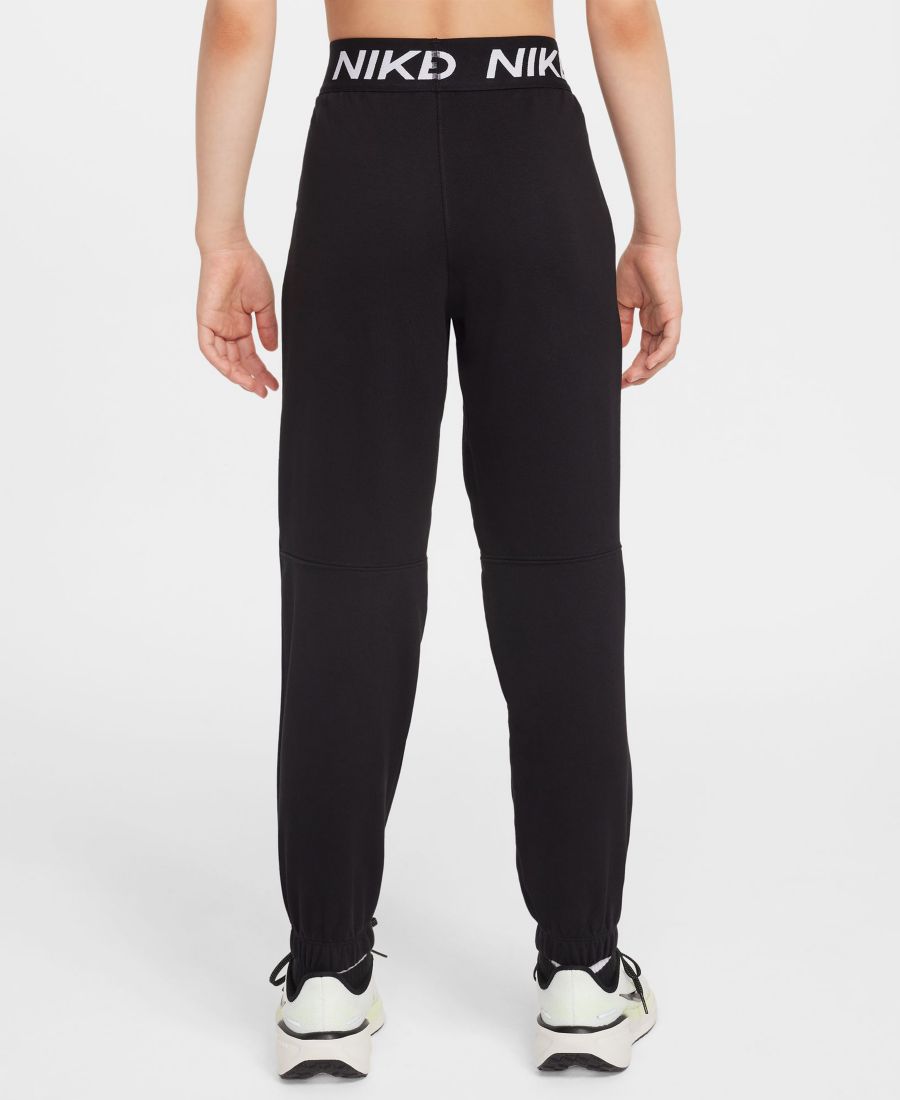 Детские флисовые спортивные брюки Dri-FIT для девочек 7-16 лет Nike, Black — фото 4