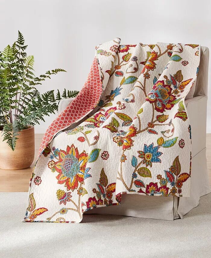

Стеганое плед Clementine Spring, 50 x 60 дюймов Levtex, мультиколор