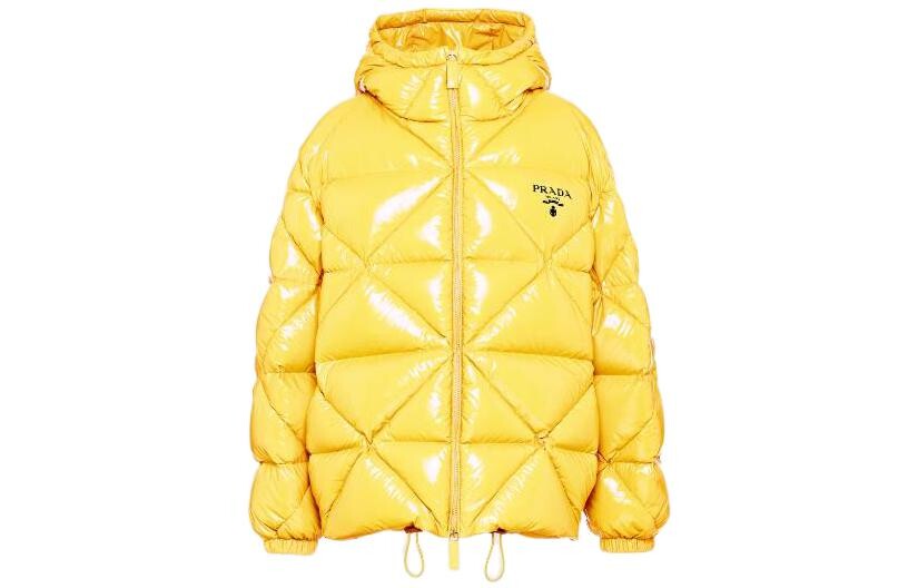 

Пуховик женский желтый Prada