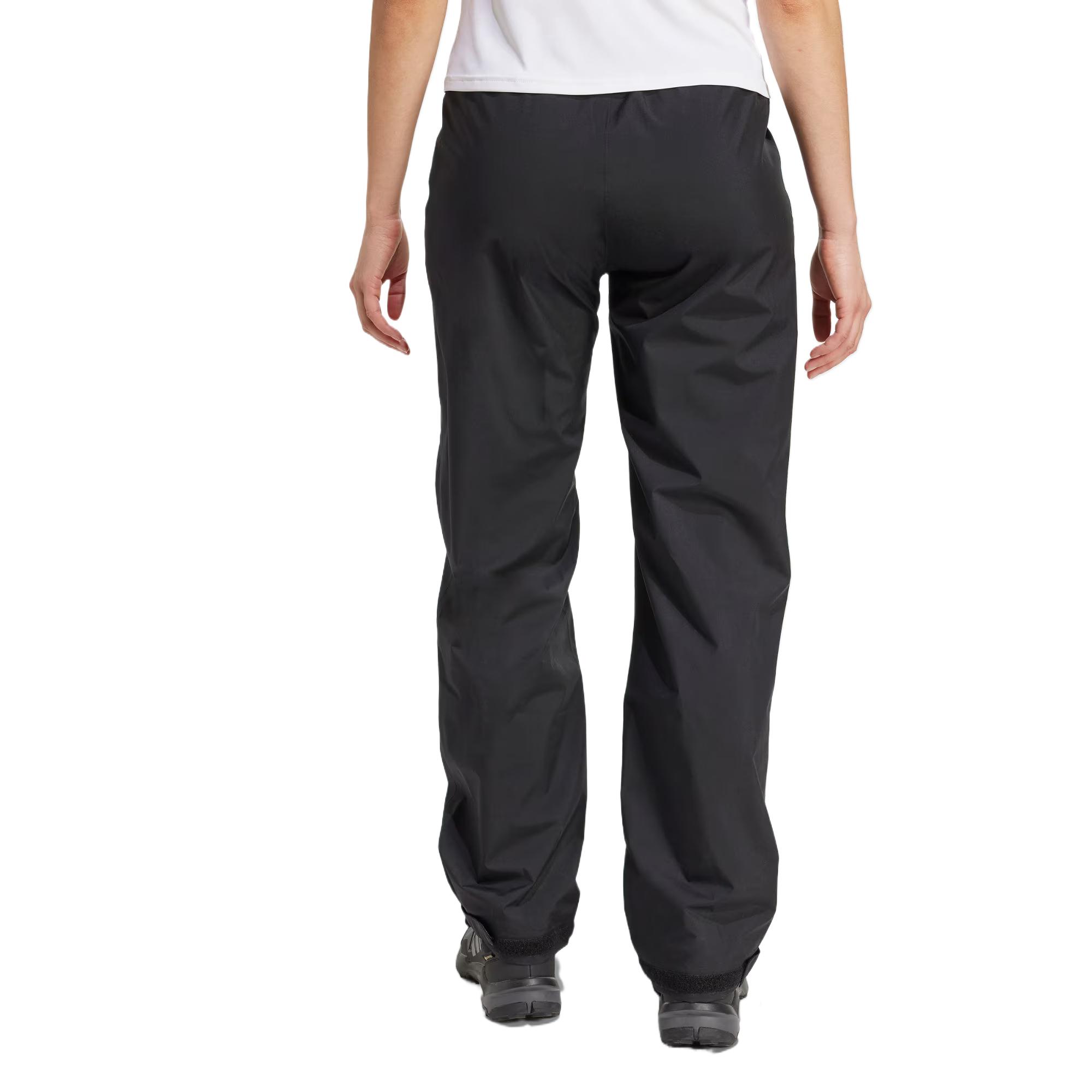 Adidas Женские брюки Terre Multi Two Layer Rain Joggers Climaproof Windbreaker черные — фото 4