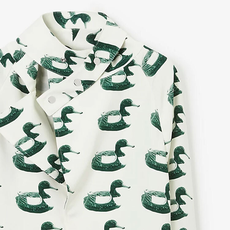 Рубашка Burberry Vine Green, женская, зеленый — фото 3