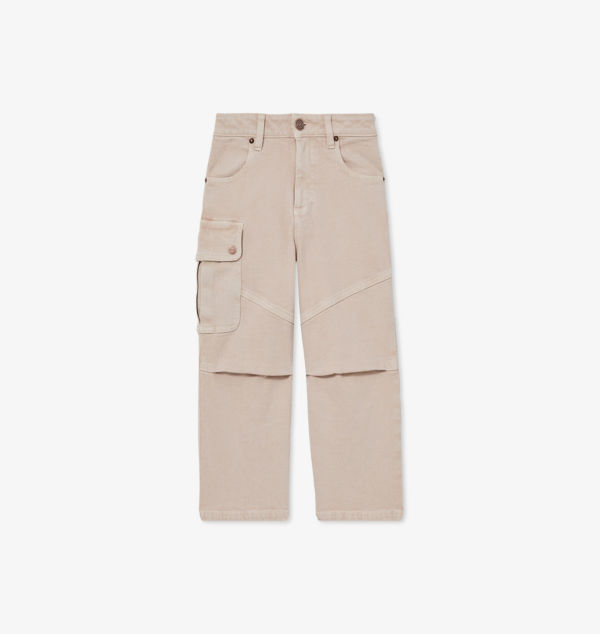 

Джинсы Ocean прямого кроя с накладными карманами для детей 4–9 лет Reiss, коричневый