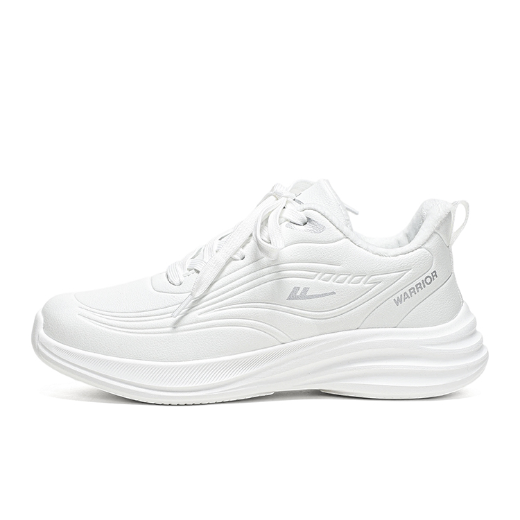 

Скользостойкие, износостойкие, легкие кроссовки Unisex Low top с технологией Thermal Rebound WARRIOR, белый серый