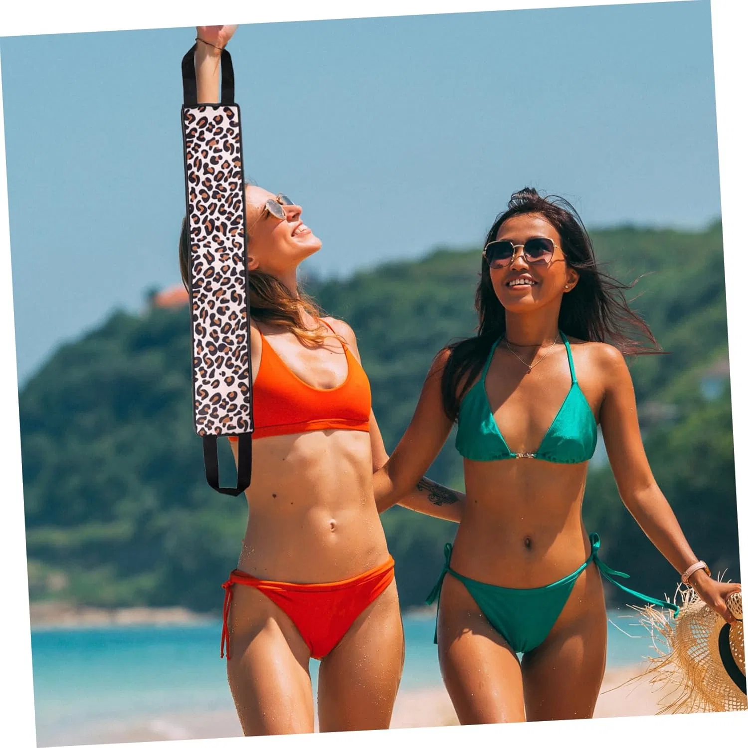 Аппликатор для автозагара Leopard Pull Back Tanning Bag Applicator, 81x11 см, FOYTOKI — фото 3