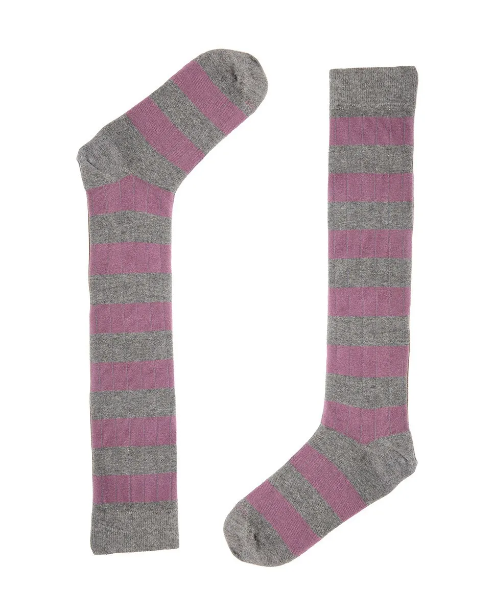 

Длинный носок списков NAIVE, серый