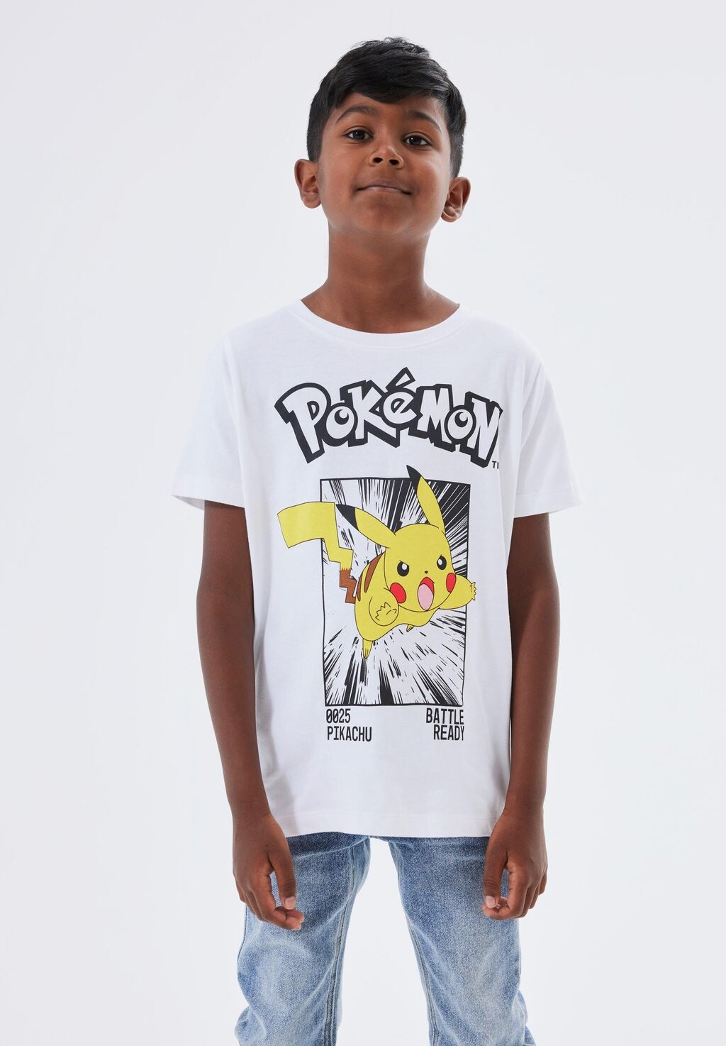 

Футболка с принтом NKMNOISI POKEMON UNISEX Name it, цвет bright white