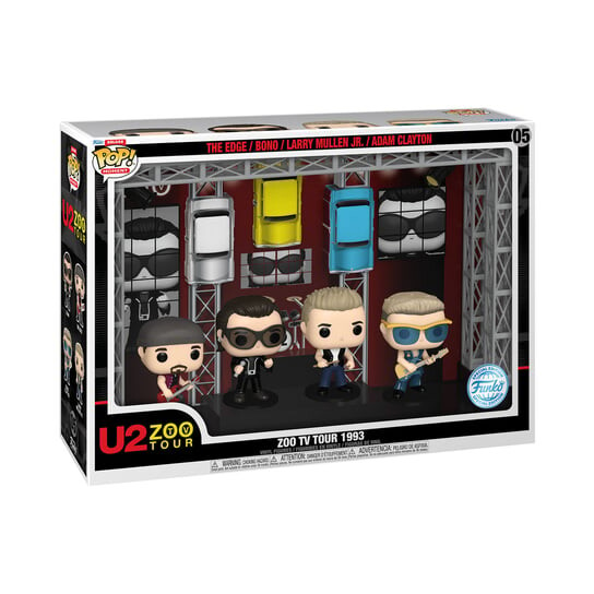 

Funko POP! Эксклюзивная, коллекционная фигурка, Момент, U2 ZOO TV TOUR 1993