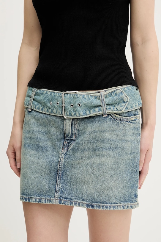 

Джинсовая юбка HUGO Blue denim skirt gamini_b, синий