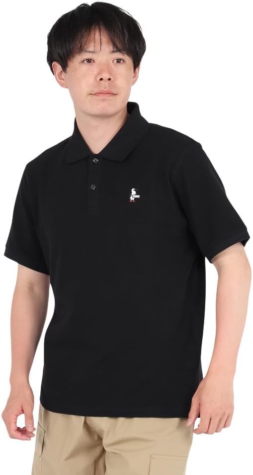 

Мужская ретро-рубашка-поло Chums Booby, черный