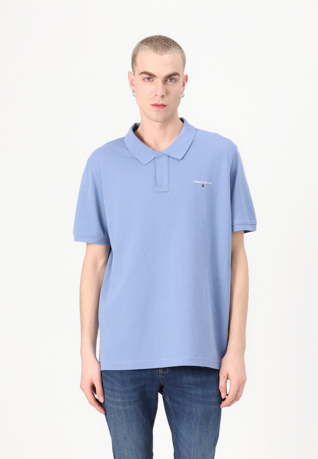 

Рубашка поло LINEAR Tommy Jeans, синий
