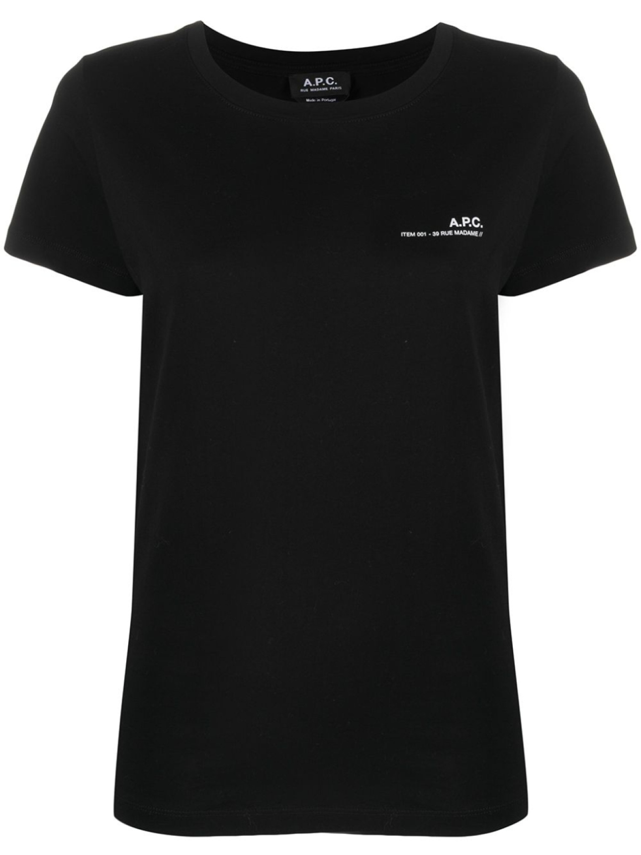 

A.P.C. футболка с логотипом, черный