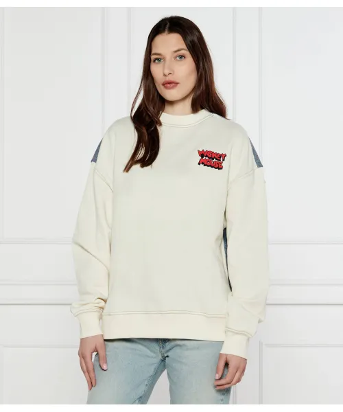 

Толстовка Микки и Минни Desigual x Disney Oversize fit Desigual, бежевый