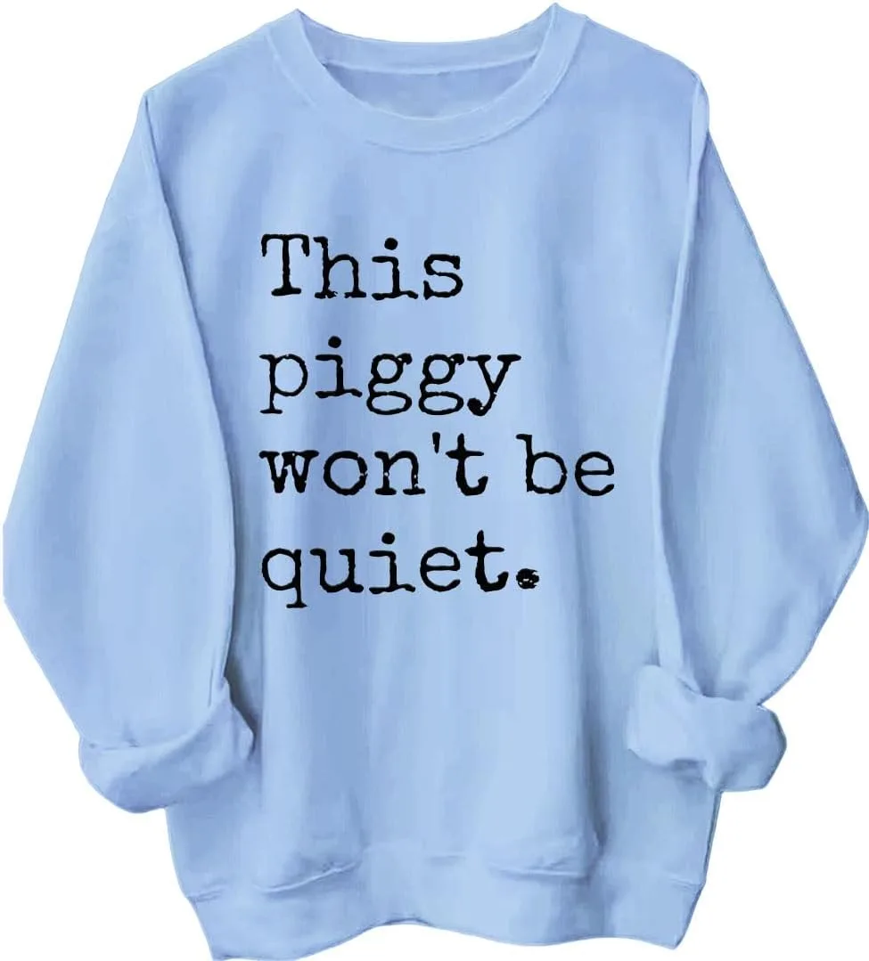 

Толстовка This Piggy Won't Be Quiet MQZUO
