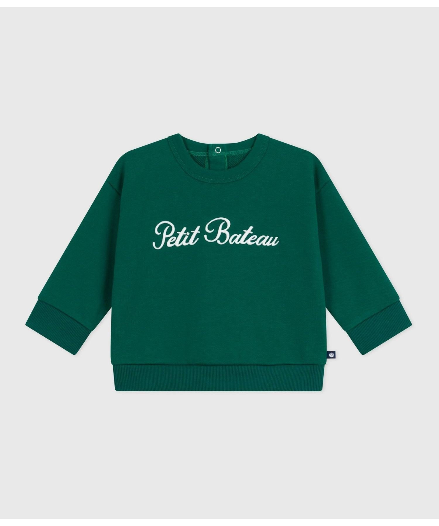 Пуловер из толстовки PETIT BATEAU, Green — фото 2
