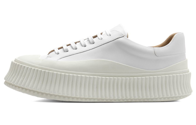 

JIL SANDER Стильные мужские кроссовки для скейтбординга белого цвета