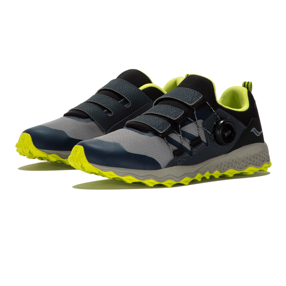 

Кроссовки для бега Saucony Peregrine Shield BOA Junior Trail, черный
