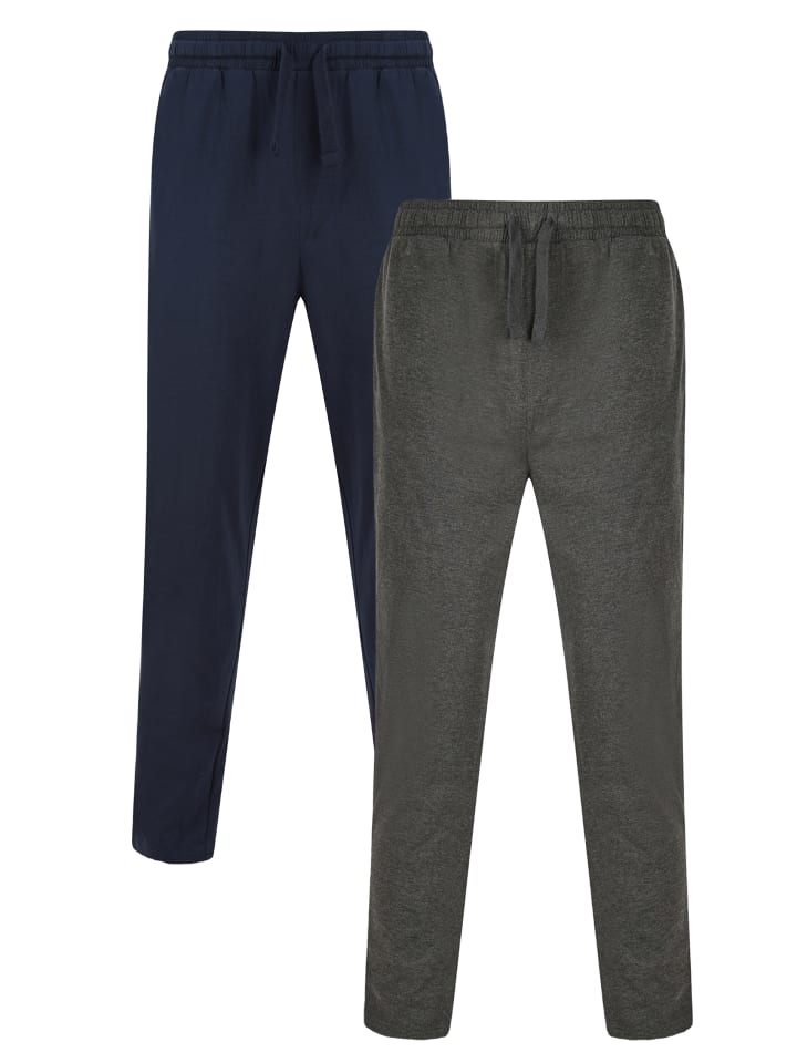 

Тканевые брюки Threadbare, цвет navy & charcoal marl