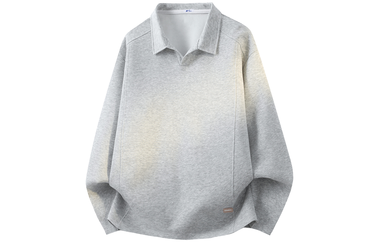 

Поло Unisex Crew Neck Moderate Straight Fit WARRIOR, heather серый[free diy badge]