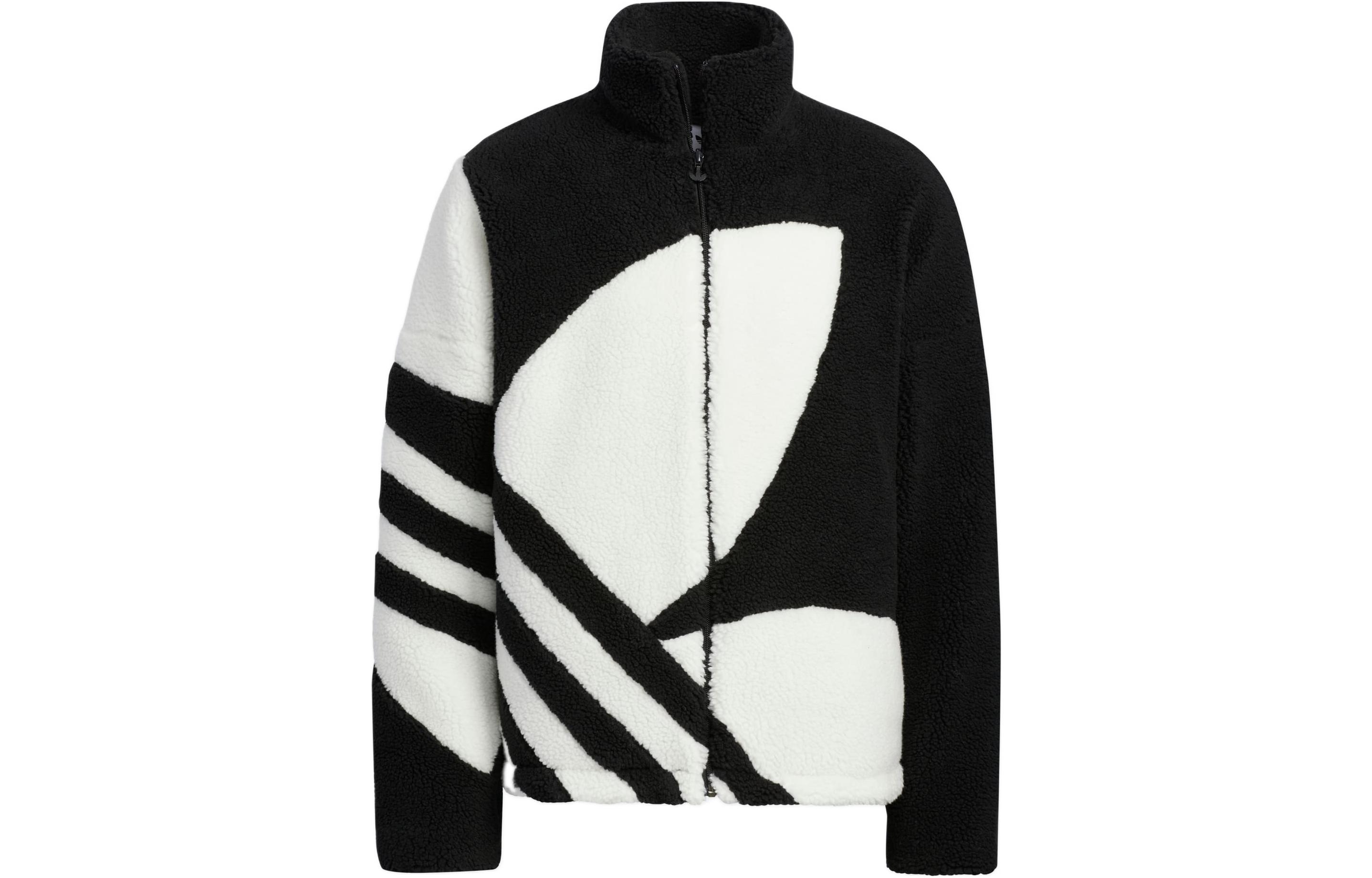 Adidas Originals Шерпа куртка черная, Black — фото 3