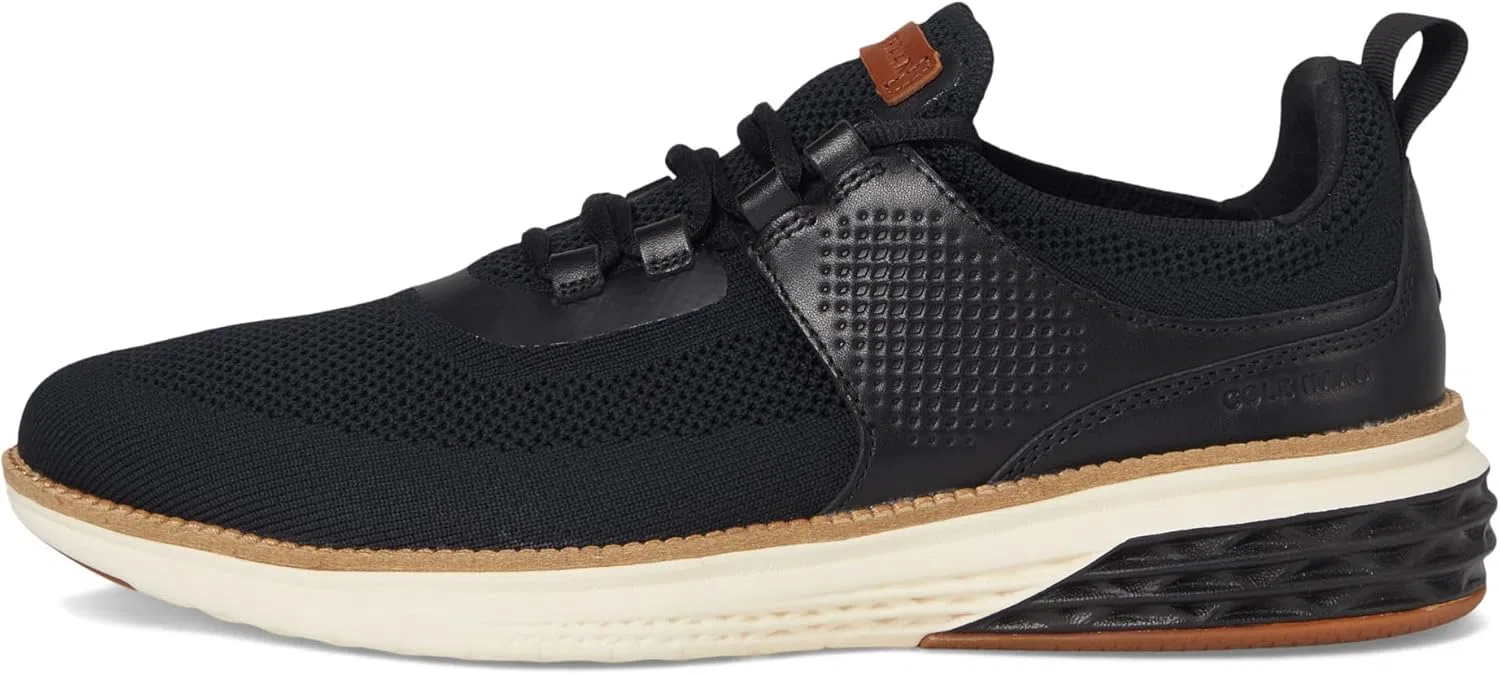 Мужские кроссовки Cole Haan Grand Hurrion, Black British Tan Ivory — фото 4