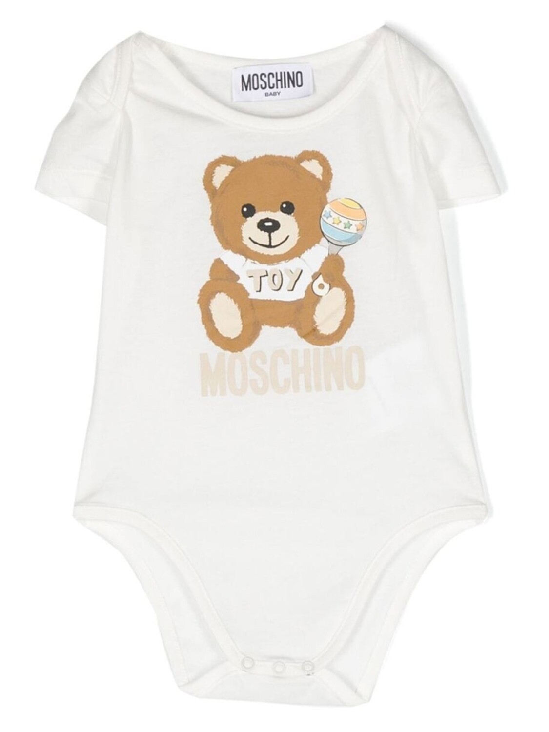 

Moschino Kids комплект из двух боди с короткими рукавами, белый