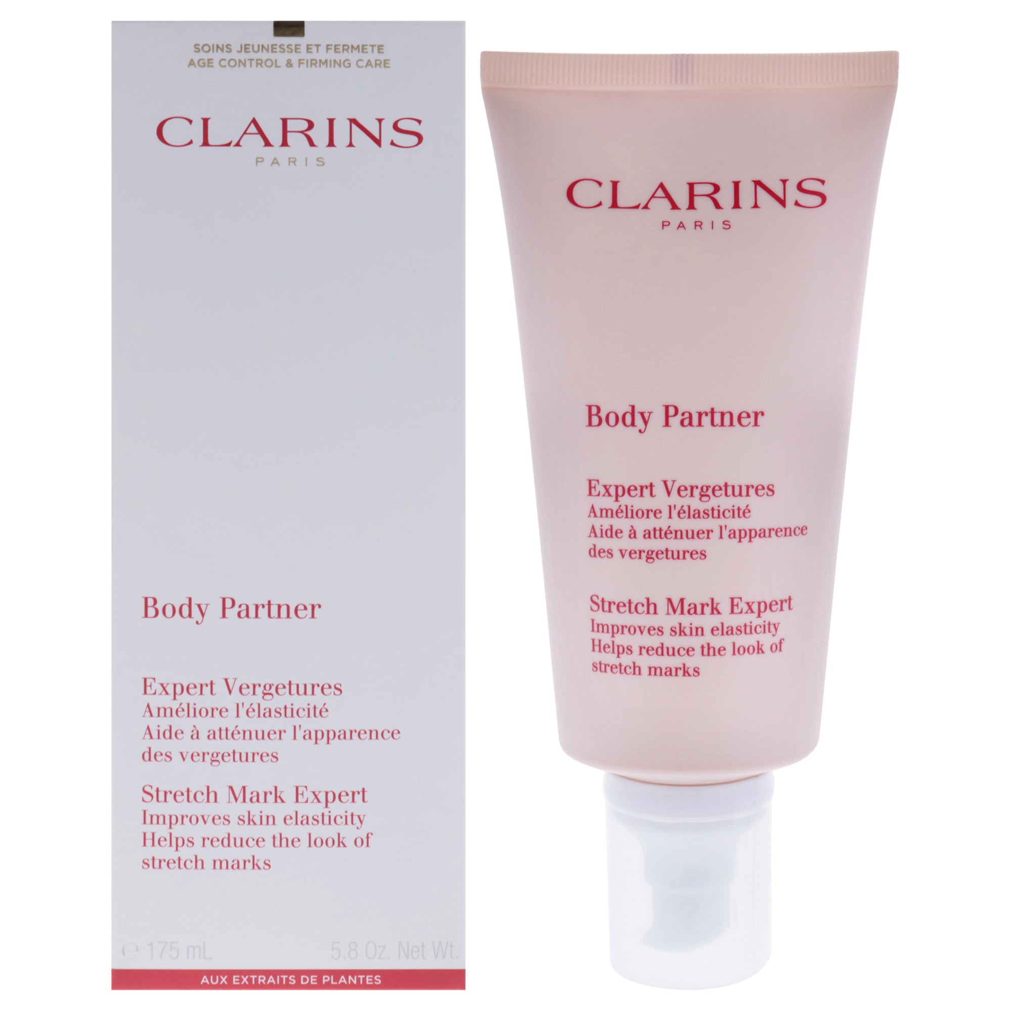 

Лосьон для тела Body Partner Stretch Mark Expert от Clarins, унисекс, 173 мл, прозрачный