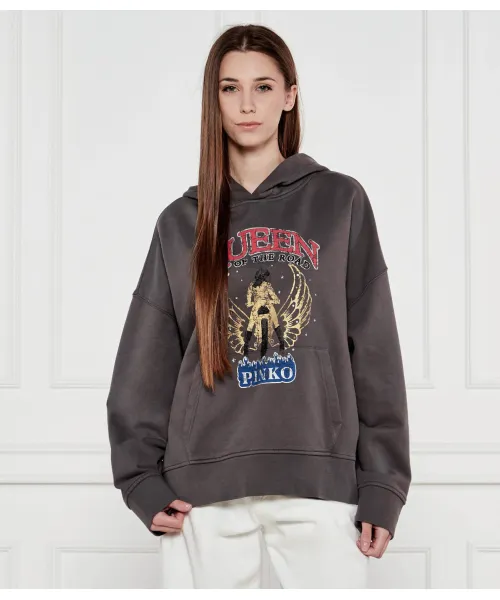 

Толстовка Макамба Regular fit Pinko, серый