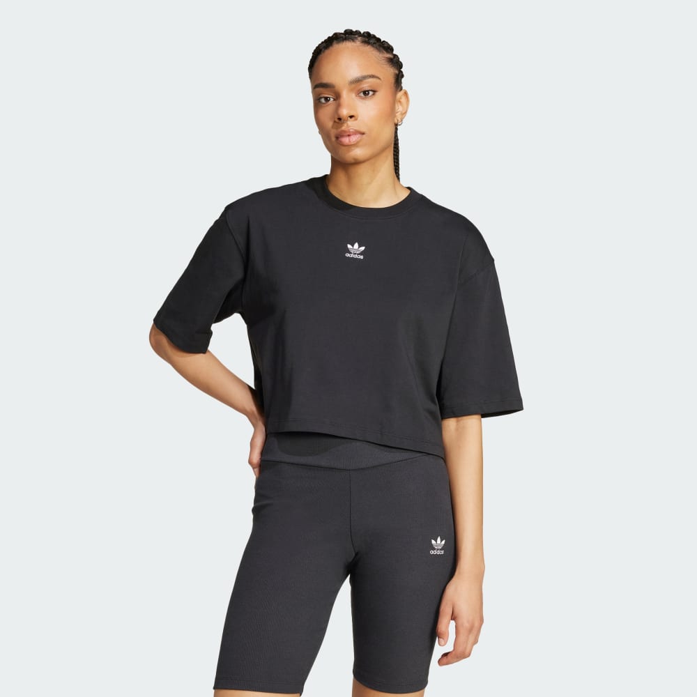 

Футболка Adidas Essentials Crop Tee, черный