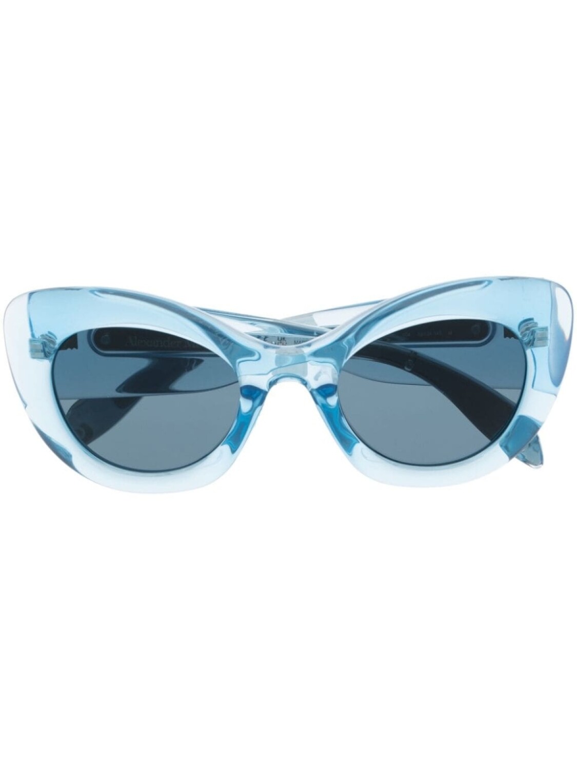 

Alexander McQueen Eyewear солнцезащитные очки с затемненными линзами, синий