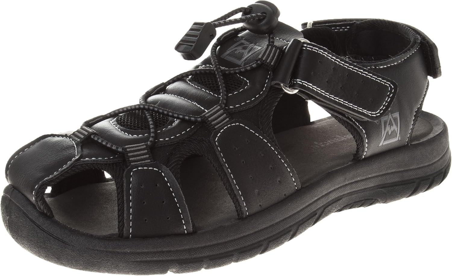 

Мужские сандалии Avalanche с закрытым носком и регулируемым ремешком, черный