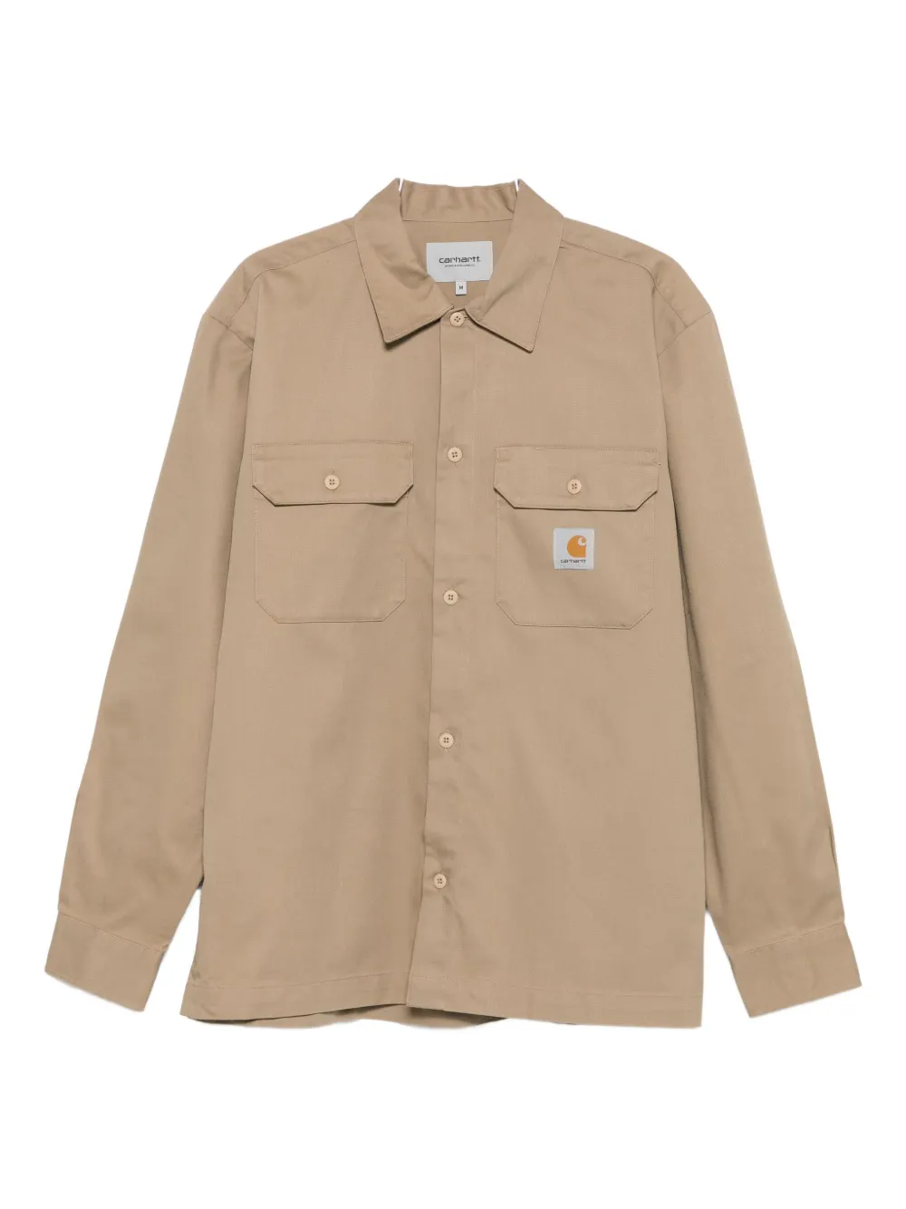 

Рубашка с нашивкой-логотипом CARHARTT WIP, нейтральный